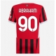 AC Milan Tammy Abraham #90 Replike Domaci Dres za Ženska 2024-25 Kratak Rukav